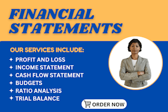 prepare financial statements, profit and loss, balance sheet, income statement