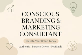 offer brand strategy and conscious marketing consultant