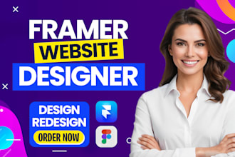 design, redesign webflow website, figma to framer or webflow, framer website