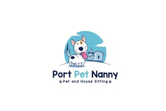 design amazing pet and home sitting business logo