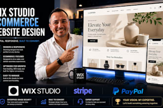 build wix ecommerce website or wix website development