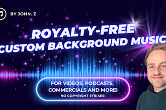 make original background music, always yours to use, royalty and copyright free