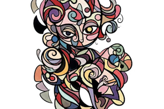 do illustration expresionism art, graffity, abstract