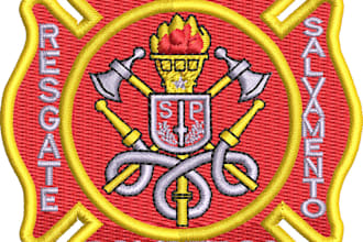 do custom  digitized embroidered patches designed