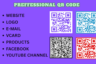 create custom dynamic qr code design with logo in 30 min