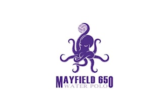 design professional water polo club logo