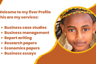 handle international business management, economics and business case studies