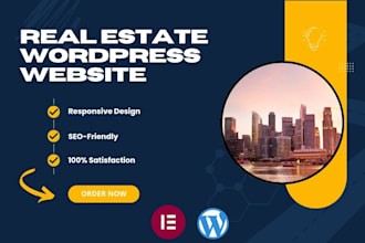 design, redesign, copy real estate, realtor, property listing wordpress website