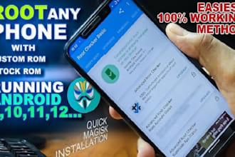 root android device, app launcher with magisk, unbrick, flash custom romfirmware