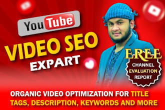 optimize your youtube video SEO for top organic ranking