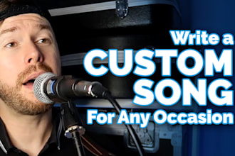 write and record a custom song for any occasion