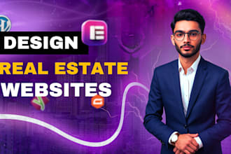 custom wordpress real estate website design