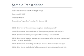 accurately transcribe your audio or video to text