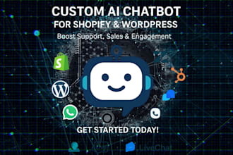 create a custom ai powered shopify chatbot to boost shopify store website sales