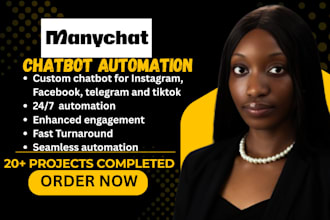 build high converting manychat automation for leads and sales