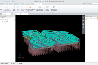 quantity take off rebar schedule using 5d bim modeling by cubicost