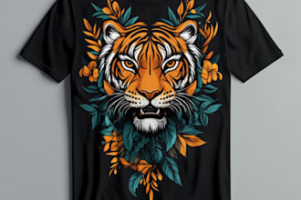 make retro vintage t shirt design and illustration