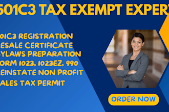 do 501c3, tex exempt, bylaw, sales tax permit, non profit