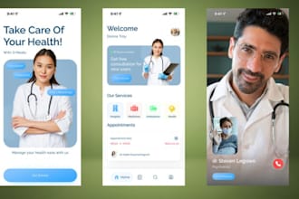 design telemedicine booking video consultation