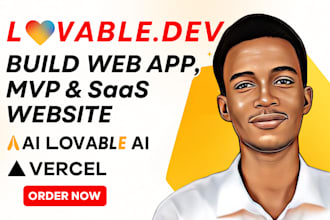 build web app mvp saas website with lovable dev, bolt new ai, lovable ai vercel