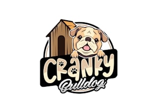 create high quality and beautiful bulldog logo design