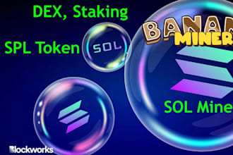 create solana or spl token, presale, defi, dapp on solana chain