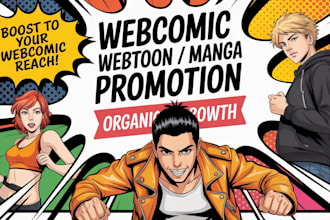 promote your webtoon, webcomic promotion, tapas, manga