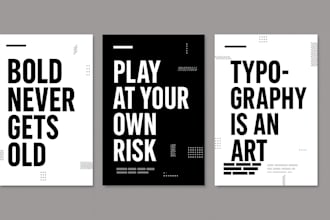 do printable minimalist typography poster for your wall art