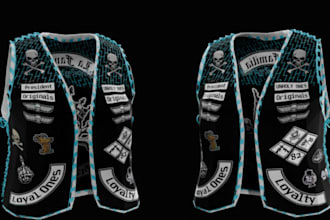 make your own gta 5 mc biker vest or kuttes and design