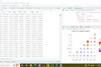 perform statistical data analysis with python or r