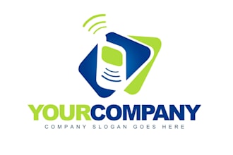 make telecom, technology, internet and network logo