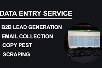 do b2b lead generation,  email collection and scraping