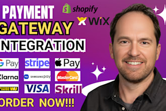 integrate stripe paypal apple pay klarna crypto payment gateway on shopify wix