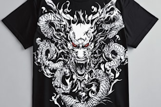 create tattoo japanese old school design