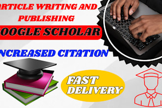 write and publish articles in high impact journals indexed on google scholar