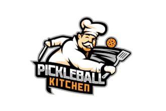 design significant pickle ball kitchen logo