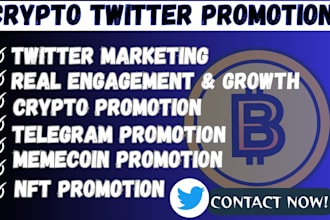 do organic twitter x marketing crypto promotion for real growth and engagement