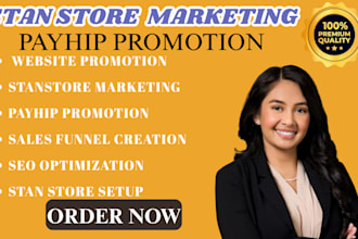 do stan store website payhip promotion online store marketing sales funnel seo