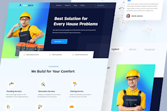 build solar website construction roofing solar panel handyman website