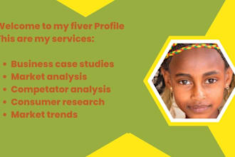 do organizational behavior, market research, case studies and market analysis