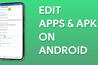 do decompile, reverse engineer, modification, for android and ios to source code