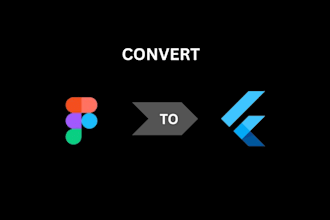 build a mobile app from your UI design in flutter or react native