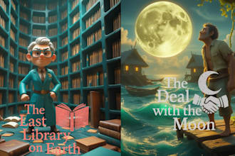 create high quality 3d illustrations for your children storybook