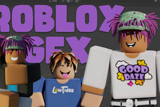 design you a roblox gft for your game or group iclon