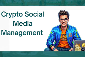 be your web3 community manager, discord promotion, crypto social manager
