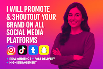 shoutout, promote website, link to 800m twitter, fb, ig, yt, tiktok audience