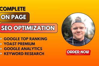 do complete on page SEO and technical audit for wordpress, shopify, and wix