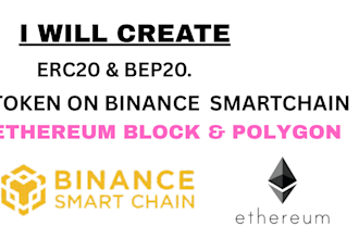 token creation, token development, erc 20, bep 20, utillity, stable coin binance