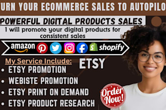 powerful digital product funnel to boost esty, shopify and stanstore sales
