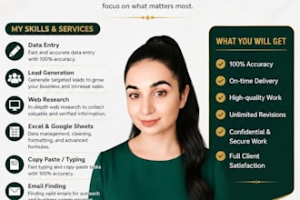 do data entry and web resarch